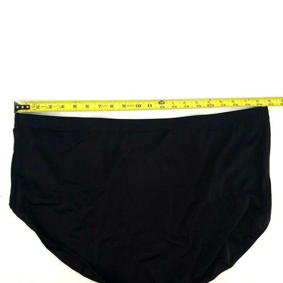 Swimsuits For All Solid  Black Swim Bottoms - Picture 7 of 9